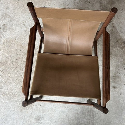 walnut arm chair